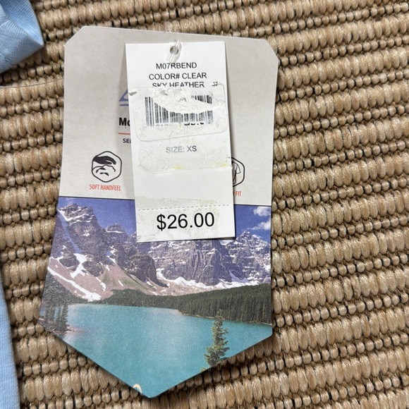 Mountain and Isles Sunset Graphic T-Shirt - Blue - Picture 8 of 13